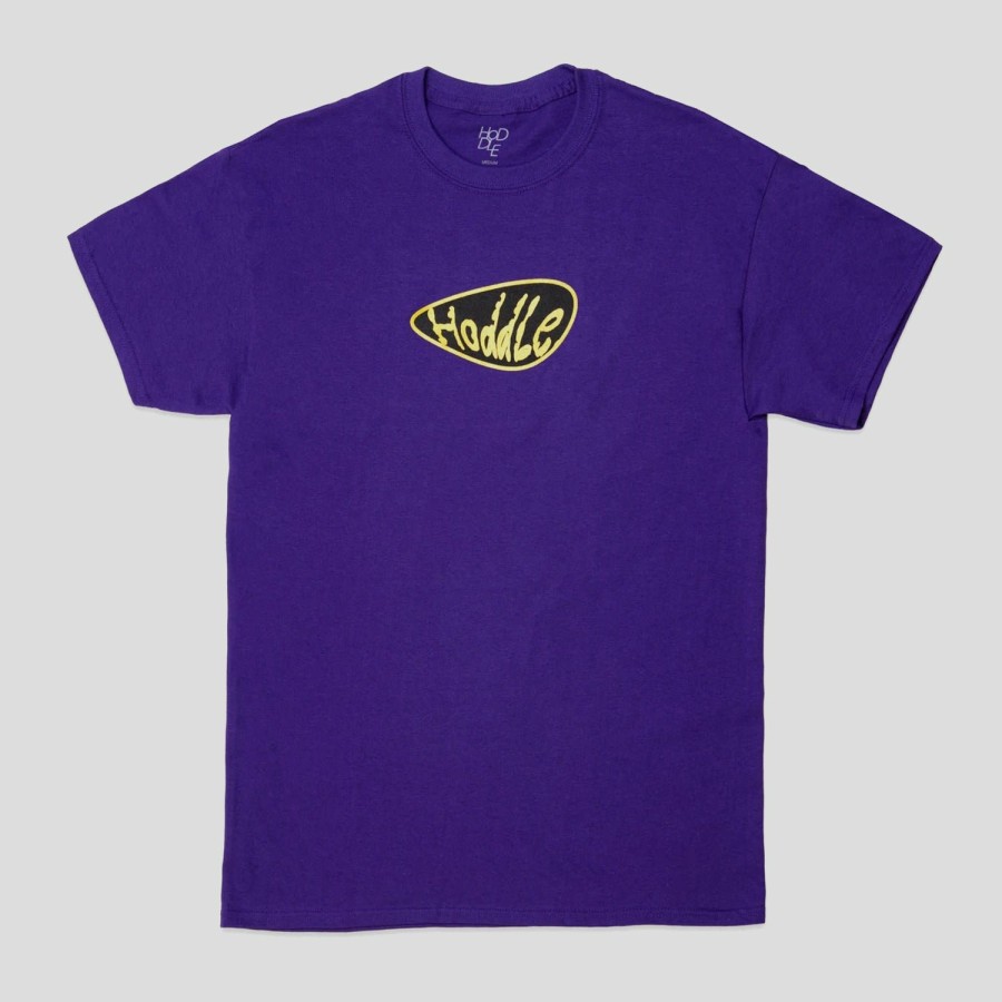 Tees HODDLE | Hoddle "Washing Logo" Tee Purple