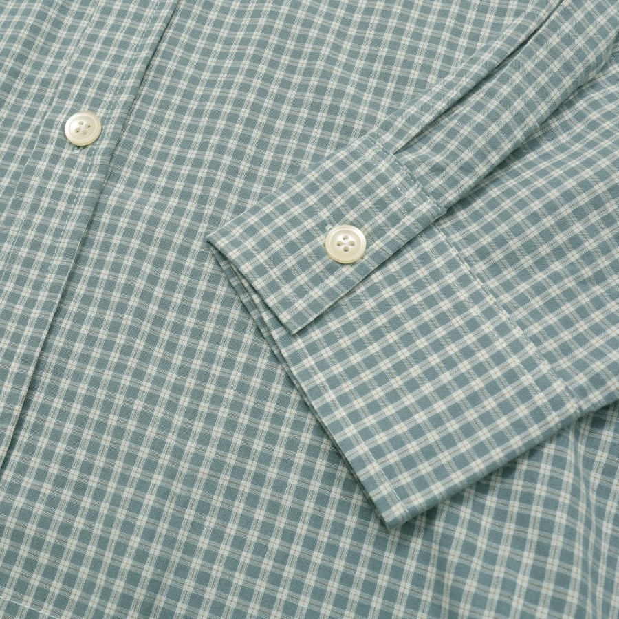 Shirts PASS~PORT | Pass~Port "Workers Check" L/S Shirt Teal