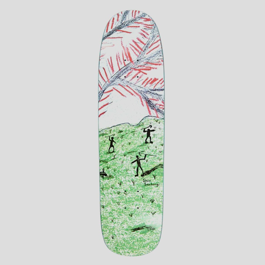 Decks Polar Skate Co. | Polar Skate Co. Shin Sanbongi "Hunters" P9 Shape Deck 8.625"