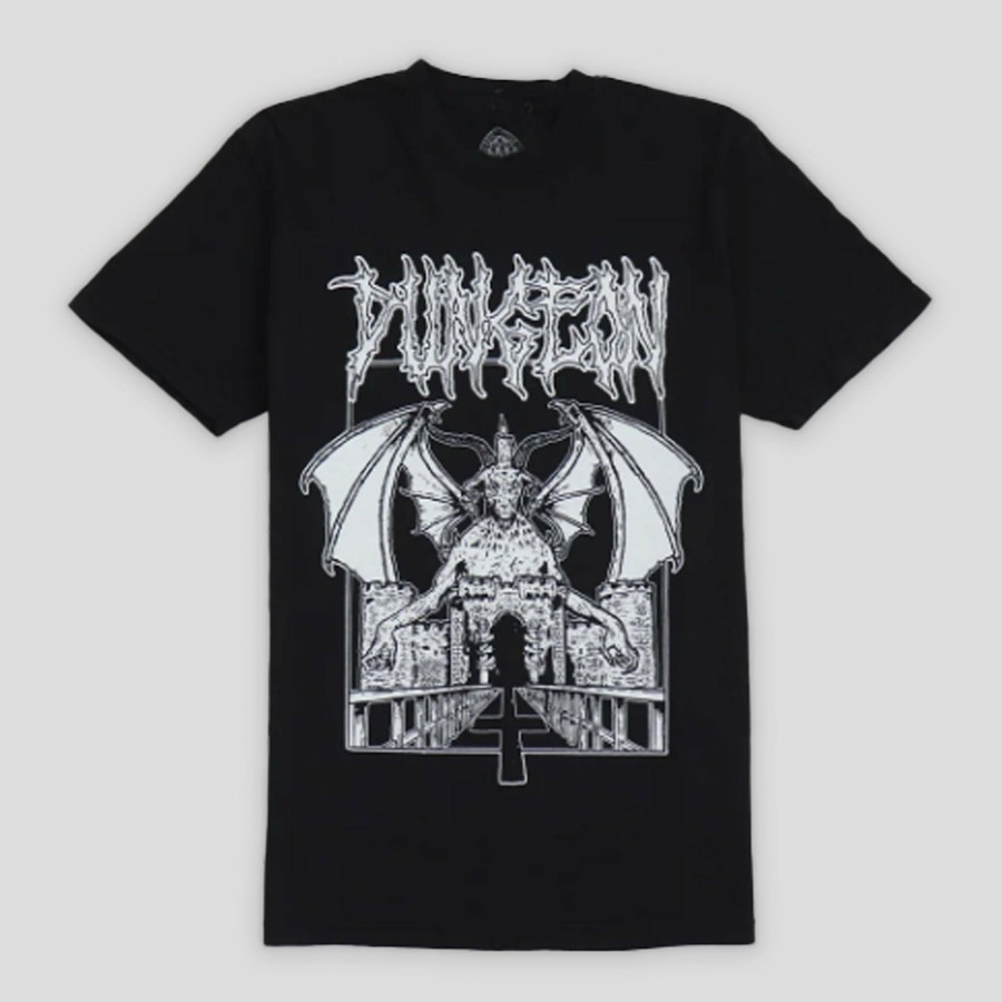 Tees Dungeon | Dungeon Satanic Castle Tee - Black