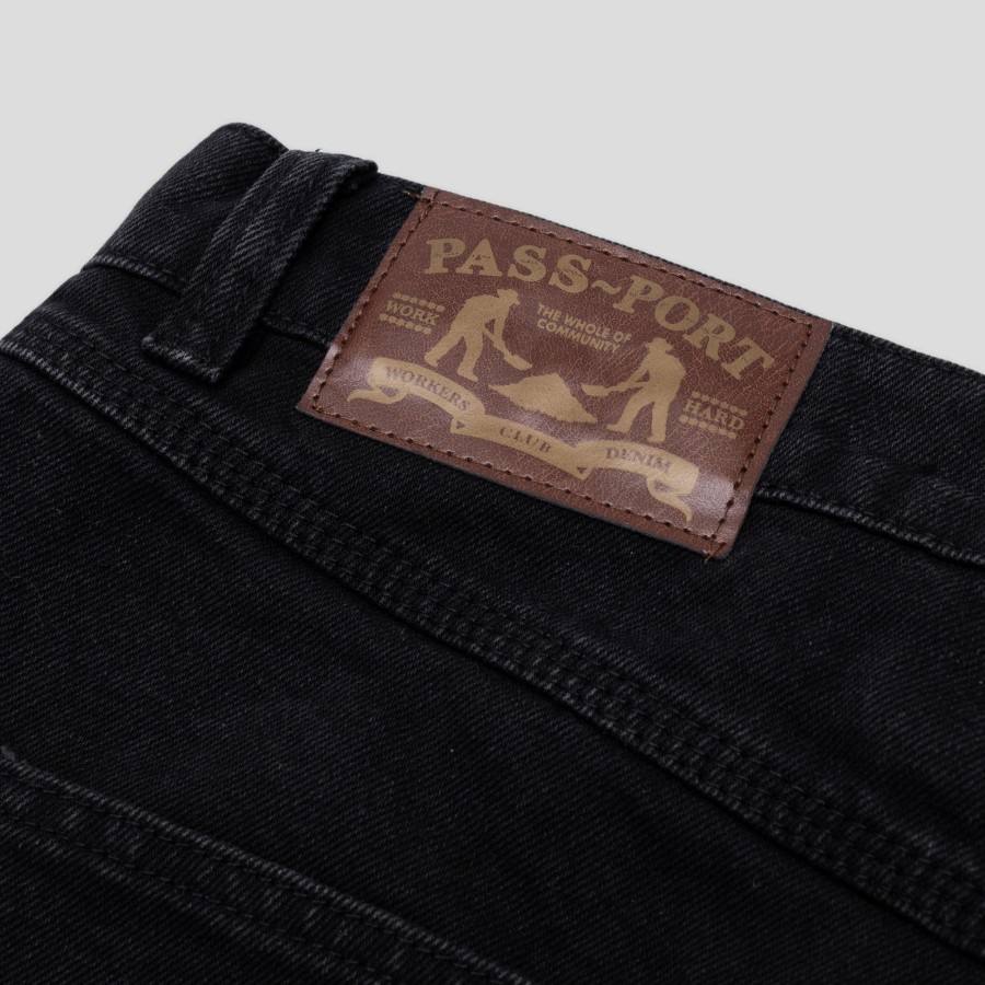 Pants PASS~PORT | Pass~Port Workers Club Denim Jean - Black