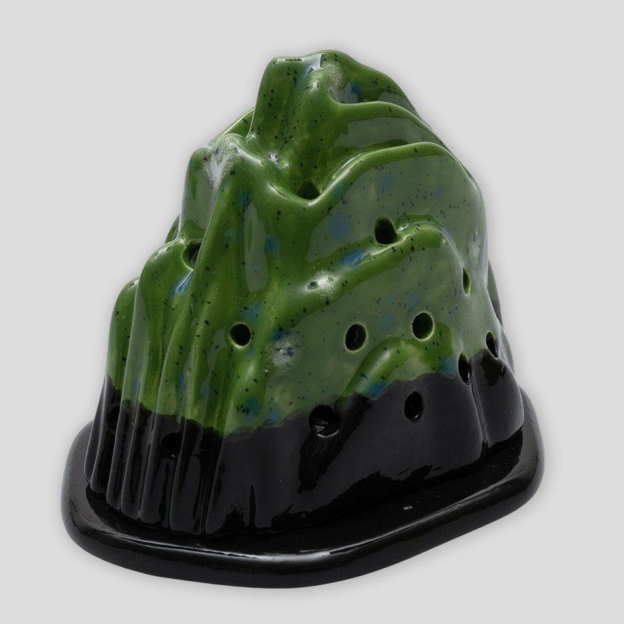 Accessories KILN COMPUTER | Kiln Computer Formation Incense Burner - Black / Green