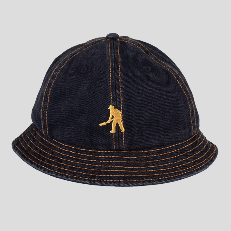 Headwear PASS~PORT | Pass~Port Workers Club Denim Bucket - Washed Black