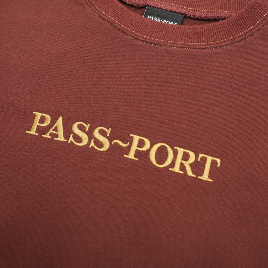 Fleece PASS~PORT | Pass~Port "Official Organic" Sweater Wine