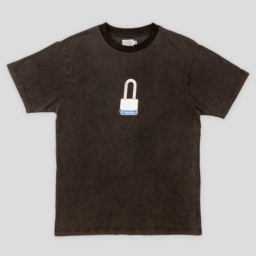 Tees HODDLE | Hoddle Lock Tee - Black Wash