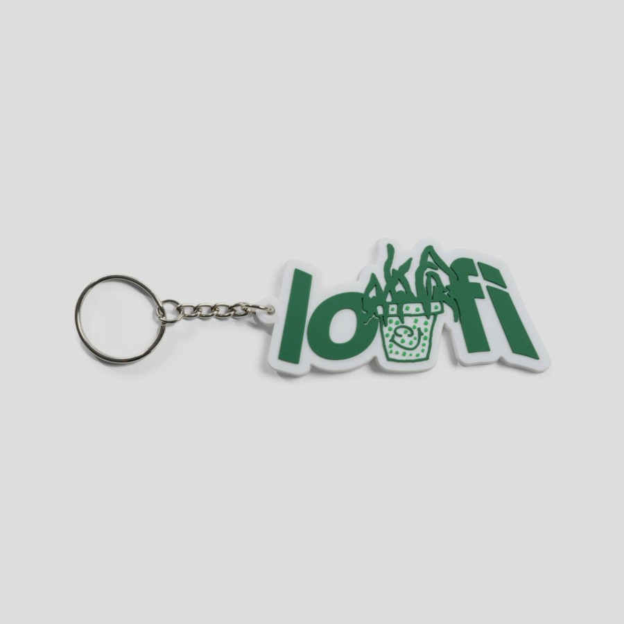 Accessories LO-FI | Lo-Fi Plant Logo Rubber Keychain