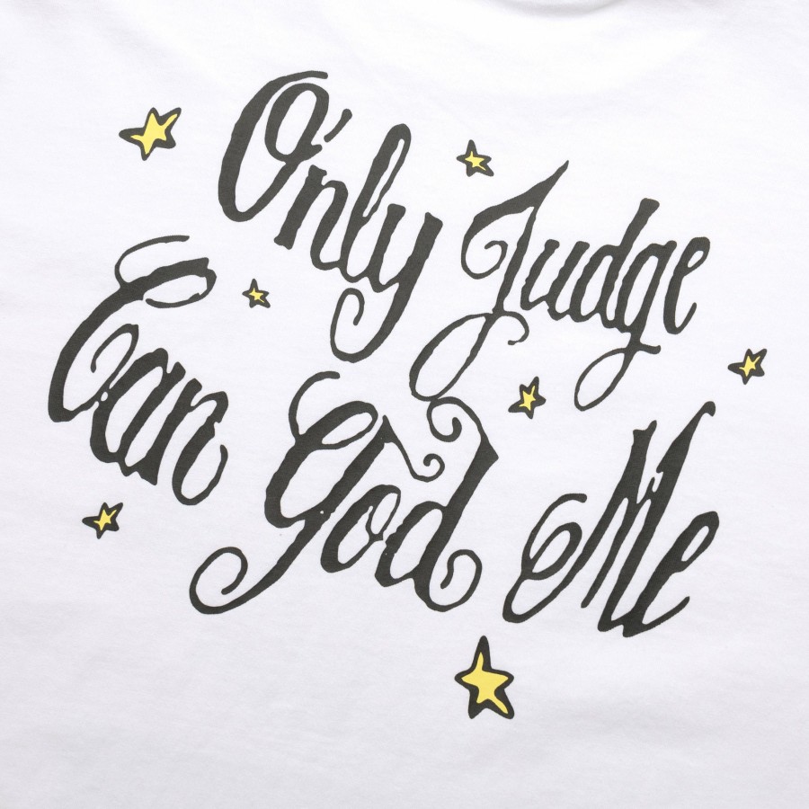 Tees COME SUNDOWN | Come Sundown Only Judge Can God Me Tee - White