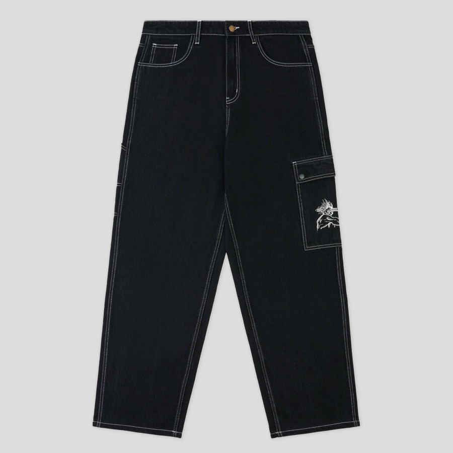 Pants COME SUNDOWN | Come Sundown & Rowan Davis Helix Jeans - Washed Black