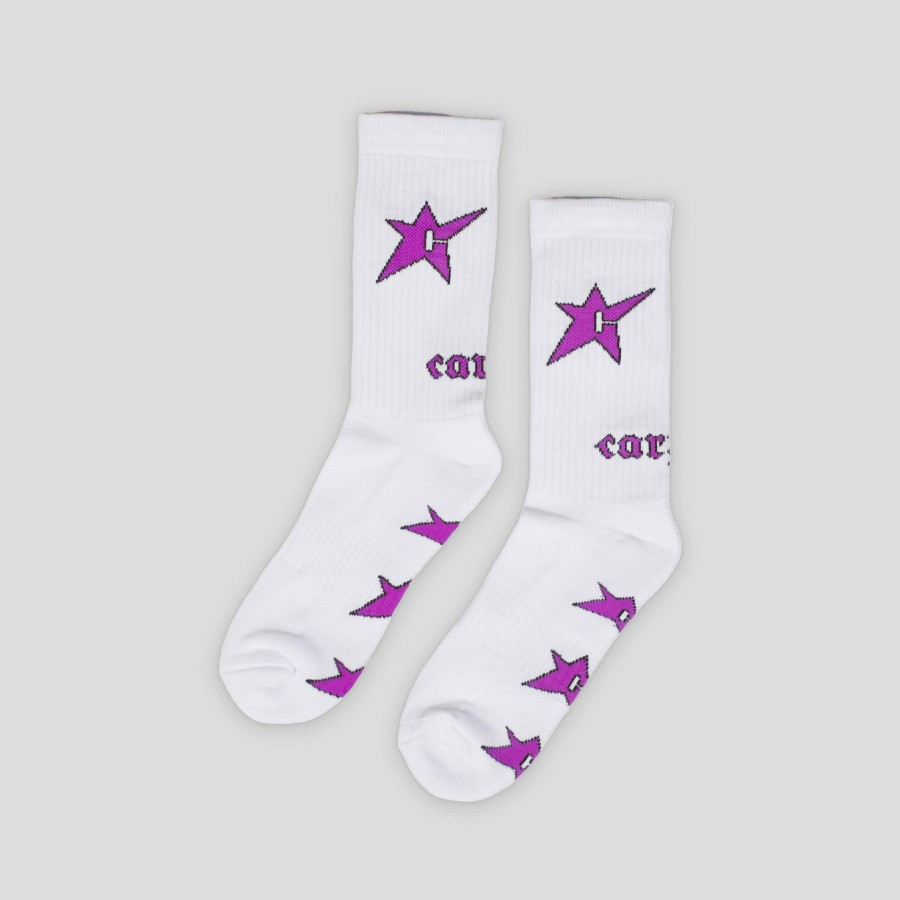 Accessories Carpet Company | Carpet Company C-Star Sock - White