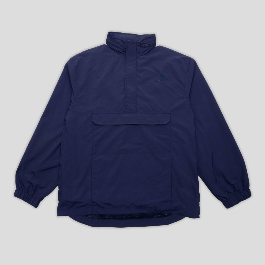 Jackets PASS~PORT | Pass~Port Pullover Spray Jacket Rpet - Navy