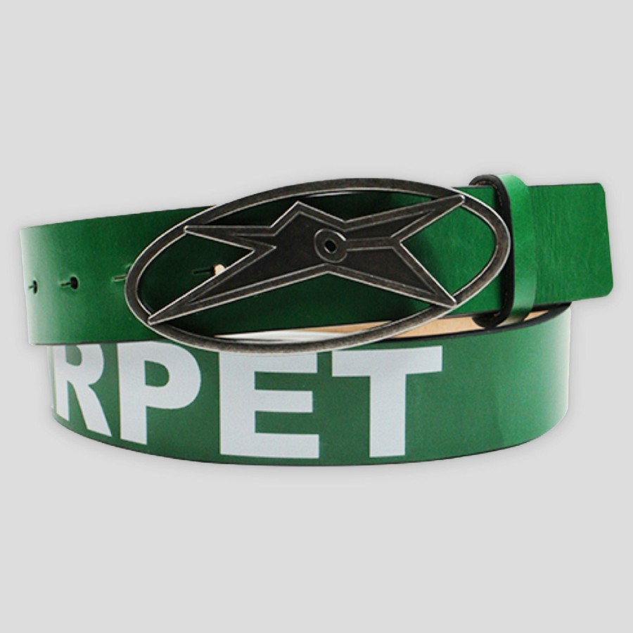 Accessories Carpet Company | Carpet Company Bizarro Leather Belt - Green