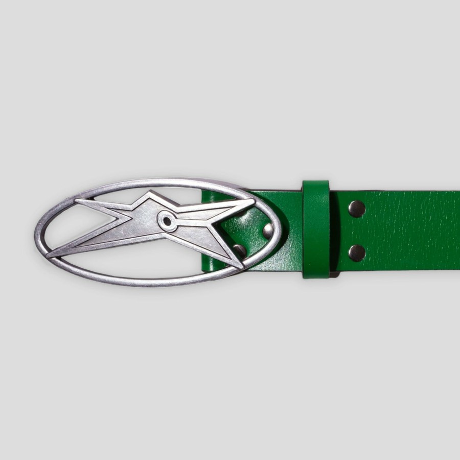 Accessories Carpet Company | Carpet Company Bizarro Leather Belt - Green