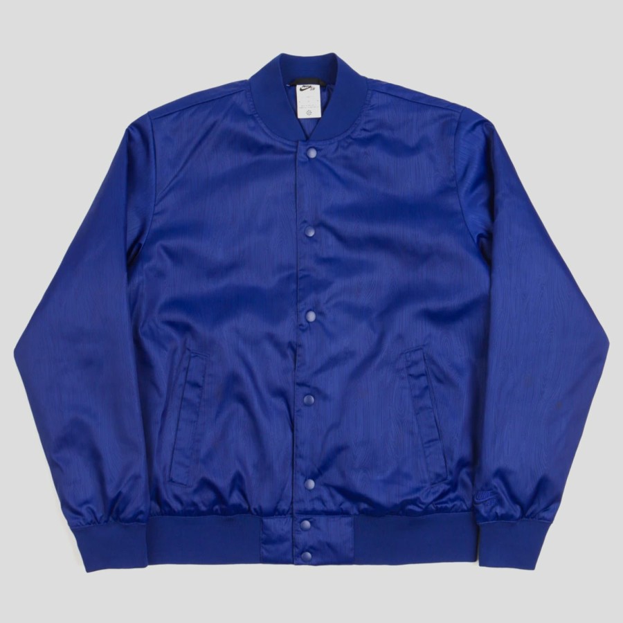 Jackets Nike SB | Nike Sb Storm Fit Bomber Jacket Deep Royal Blue