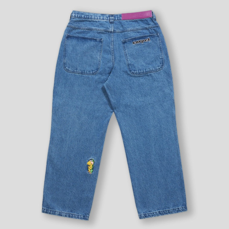 Pants Carpet Company | Carpet Company Dino Jeans - Washed Blue Denim