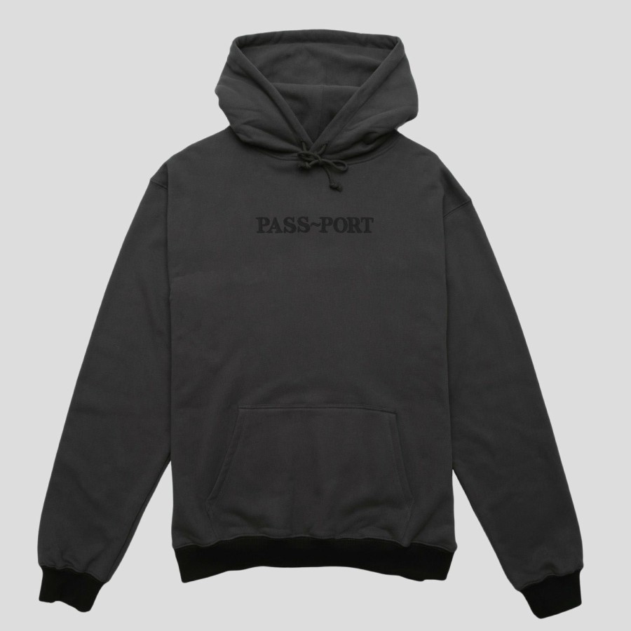 Fleece PASS~PORT | Pass~Port Organic Tonal Hoodie - Tar