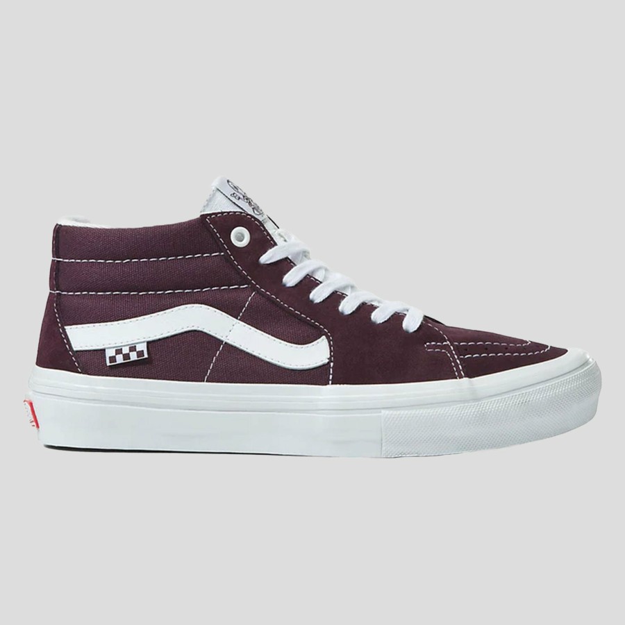 Footwear VANS | Vans "Skate Grosso Mid" Shoe Wrapped Wine