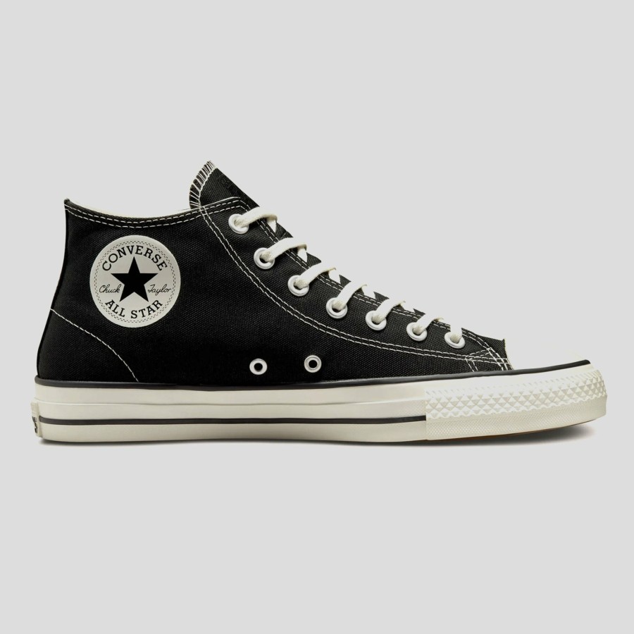 Footwear Converse Cons | Converse Chuck Taylor All Star Pro Cut-Off Mid Top - Black / Egret