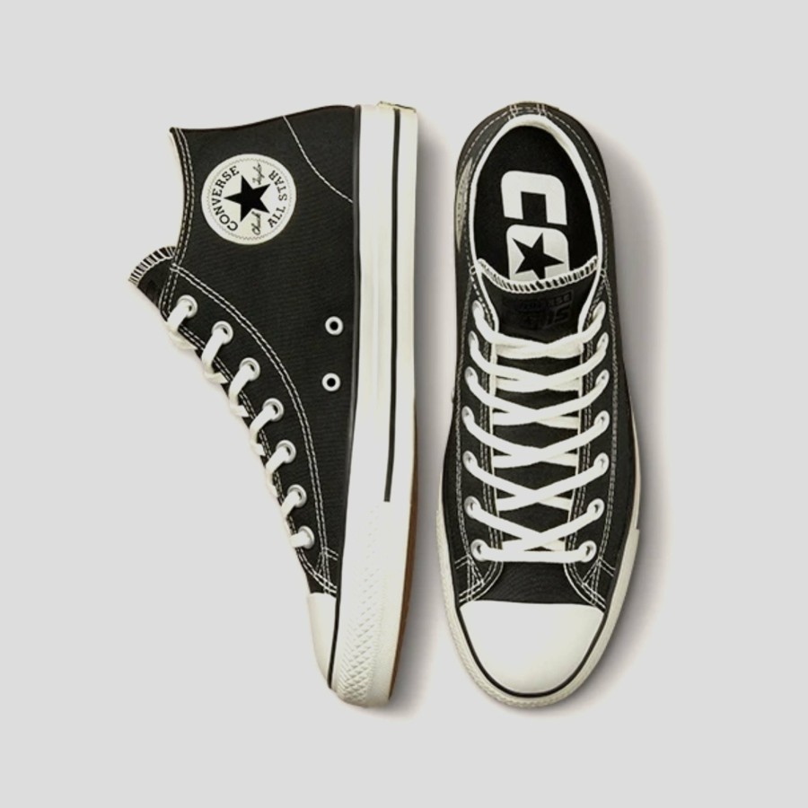 Footwear Converse Cons | Converse Chuck Taylor All Star Pro Cut-Off Mid Top - Black / Egret