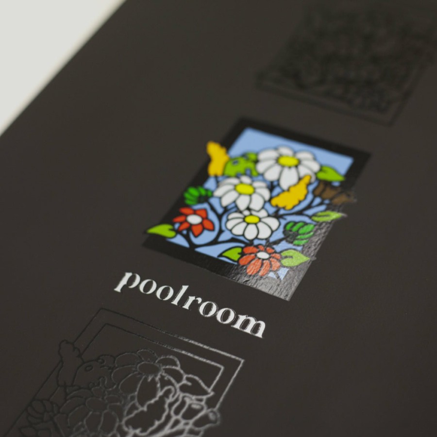 Decks POOLROOM | Poolroom "In Bloom" Deck Black 8.1"