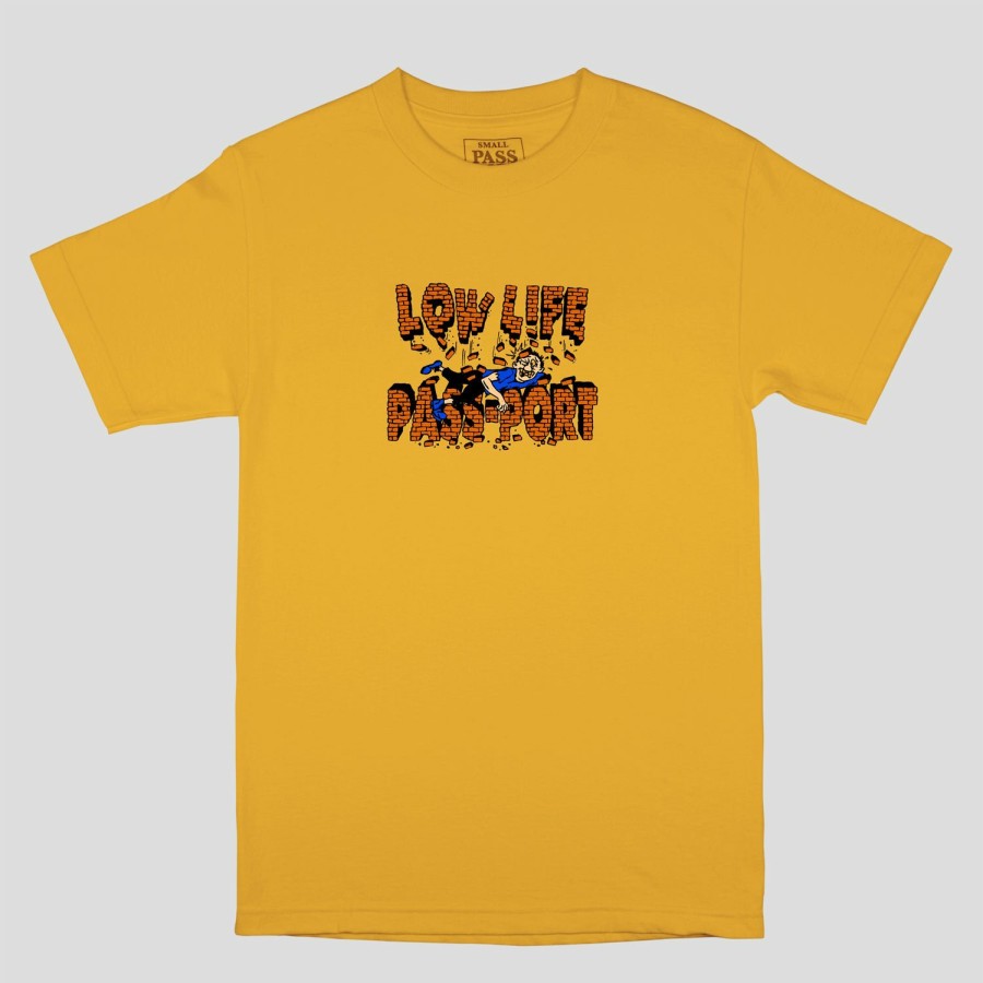 Tees PASS~PORT | Pass~Port Low Life "Brick" Tee Gold