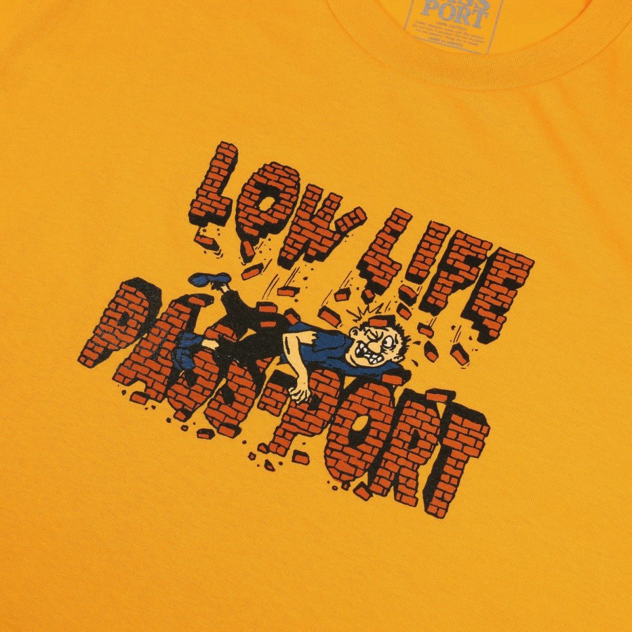 Tees PASS~PORT | Pass~Port Low Life "Brick" Tee Gold