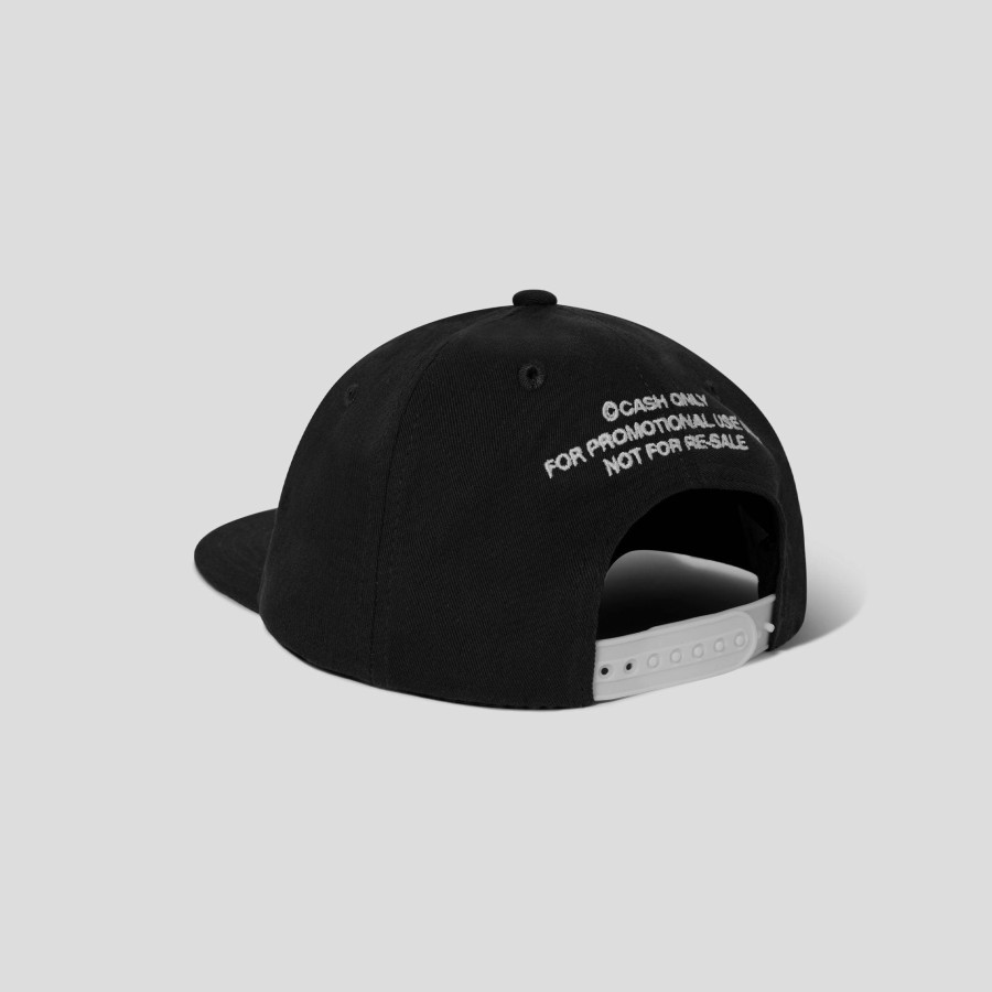 Headwear Cash Only | Cash Only Records 5 Panel Cap - Black