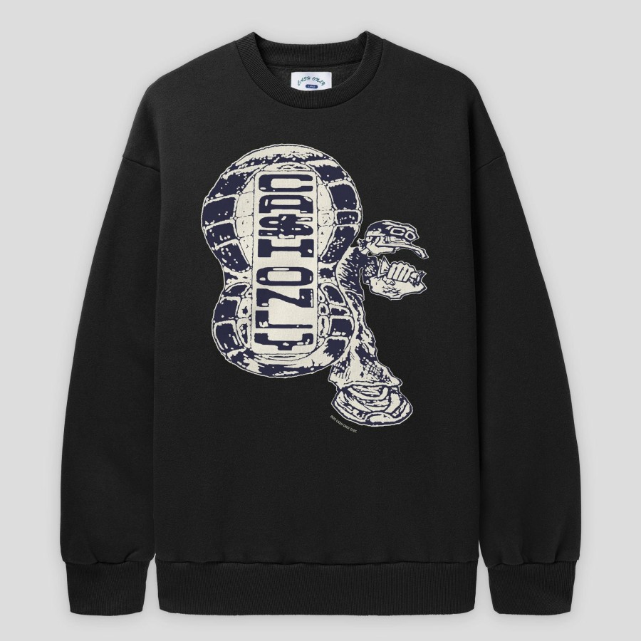 Fleece Cash Only | Cash Only Stomp Crewneck Sweatshirt - Black