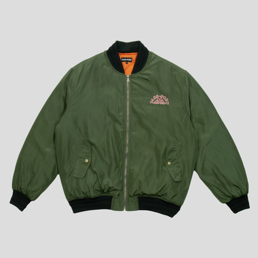 Jackets PASS~PORT | Pass~Port Crystal Embroidery Freight Jacket - Olive