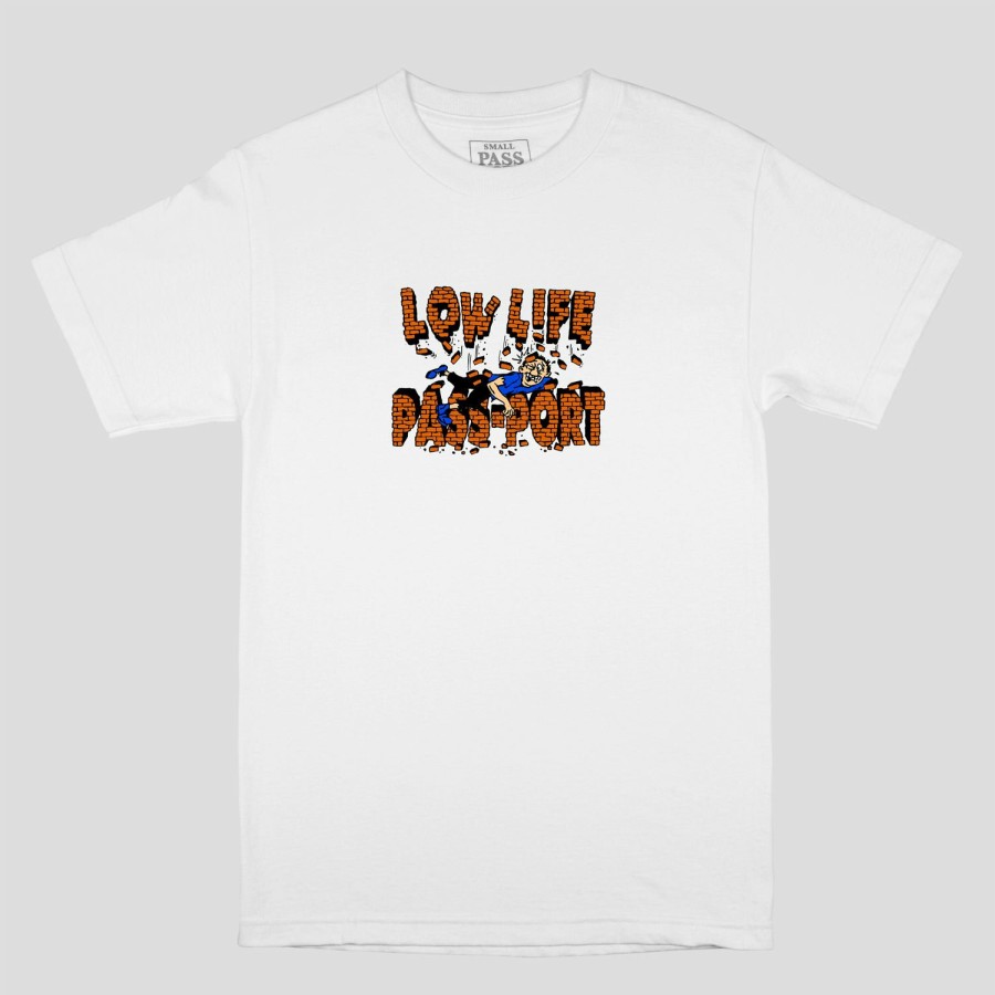 Tees PASS~PORT | Pass~Port Low Life "Brick" Tee White