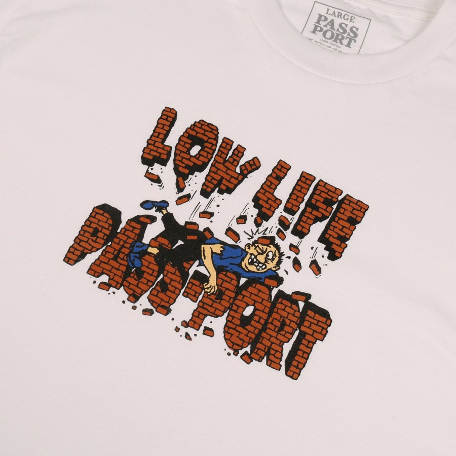 Tees PASS~PORT | Pass~Port Low Life "Brick" Tee White