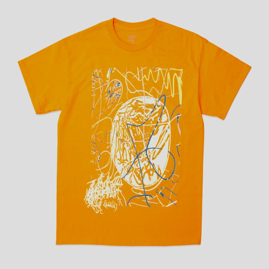 Tees HODDLE | Hoddle "Globe" Tee Orange