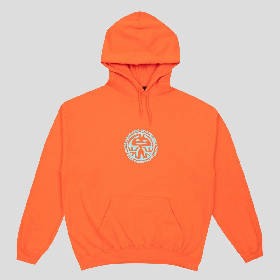 Fleece WKND | Wknd Emblem Hoodie - Orange