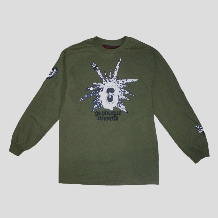 Tees LIFE IS UNFAIR | Life Is Unfair "Nonsense" L/S Tee Military Green