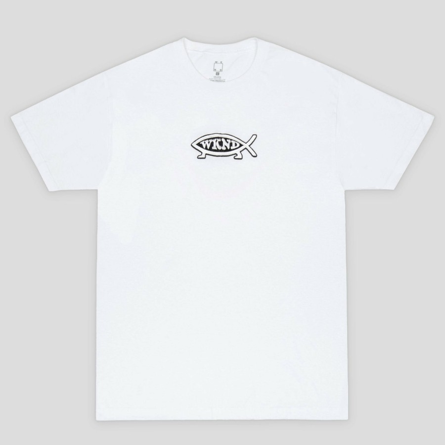 Tees WKND | Wknd Evo Fish Tee - White