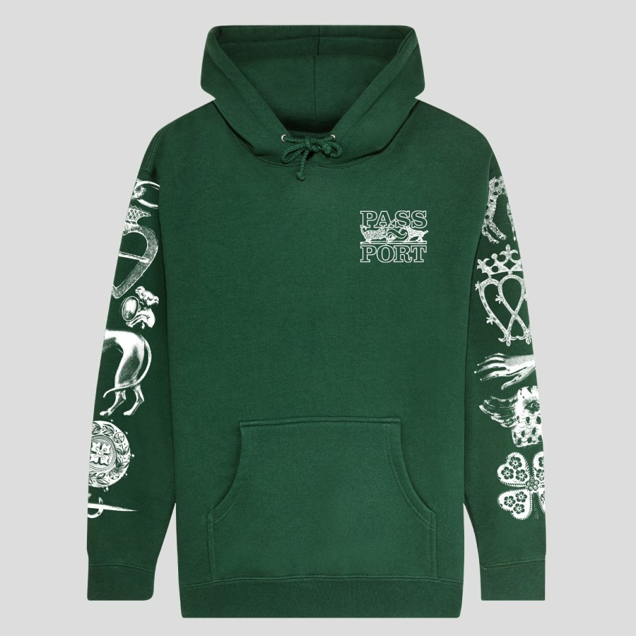 Fleece PASS~PORT | Pass~Port Trinkets Hoodie - Forest Green