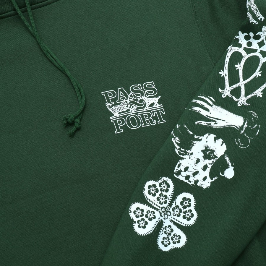 Fleece PASS~PORT | Pass~Port Trinkets Hoodie - Forest Green