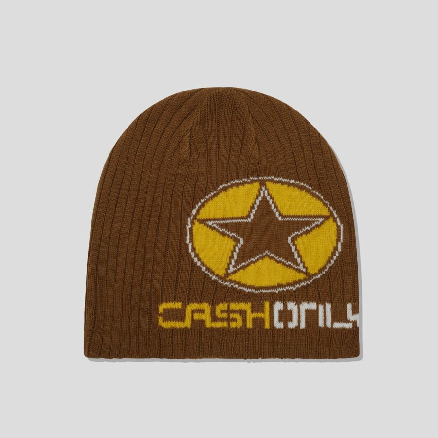 Headwear Cash Only | Cash Only All Weather Beanie - Brown