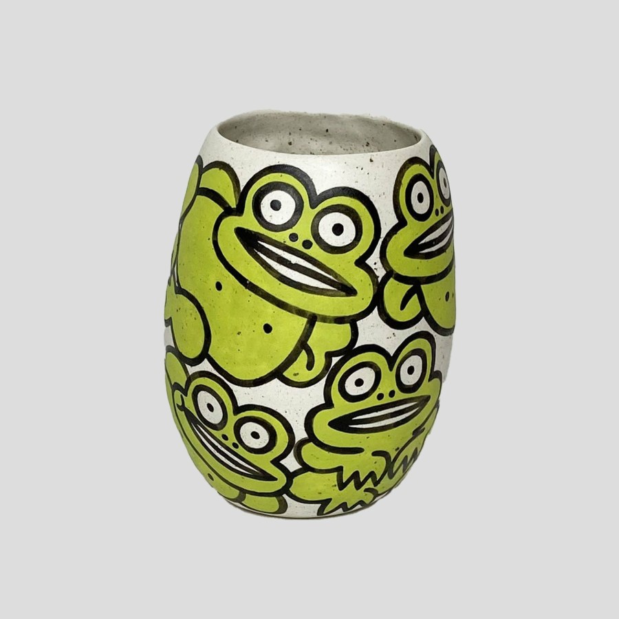 Accessories RITTLE | Rittle Frog Vase - Green / Black