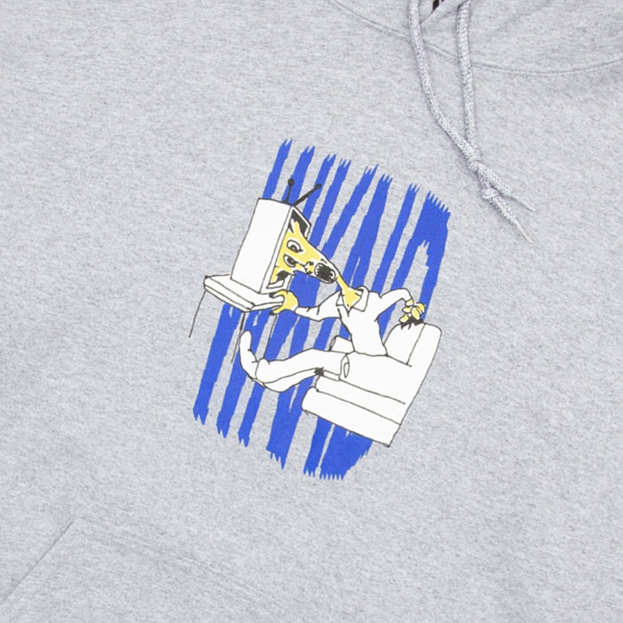 Fleece WKND | Wknd Channel 3 Hoodie - Heather Grey