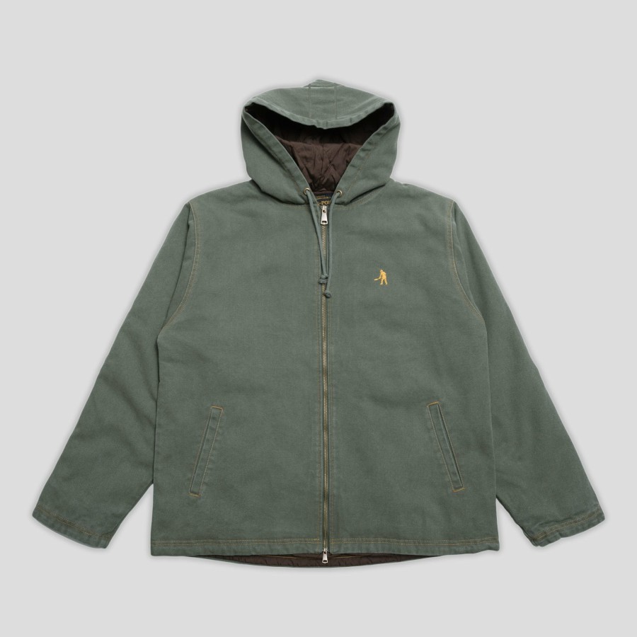 Jackets PASS~PORT | Pass~Port Diggers Club Zip Hoodie - Olive