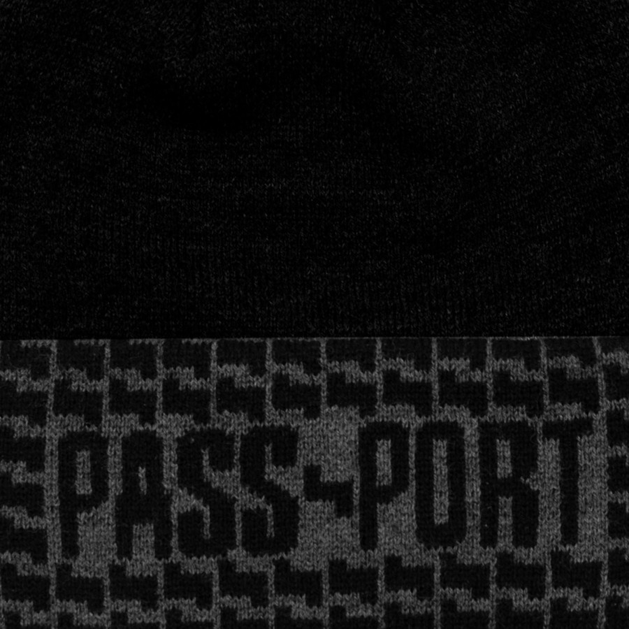 Headwear PASS~PORT | Pass~Port Drain Beanie - Black / Steel