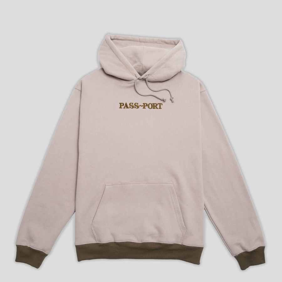 Fleece PASS~PORT | Pass~Port Official Contrast Organic Hoodie - Khaki