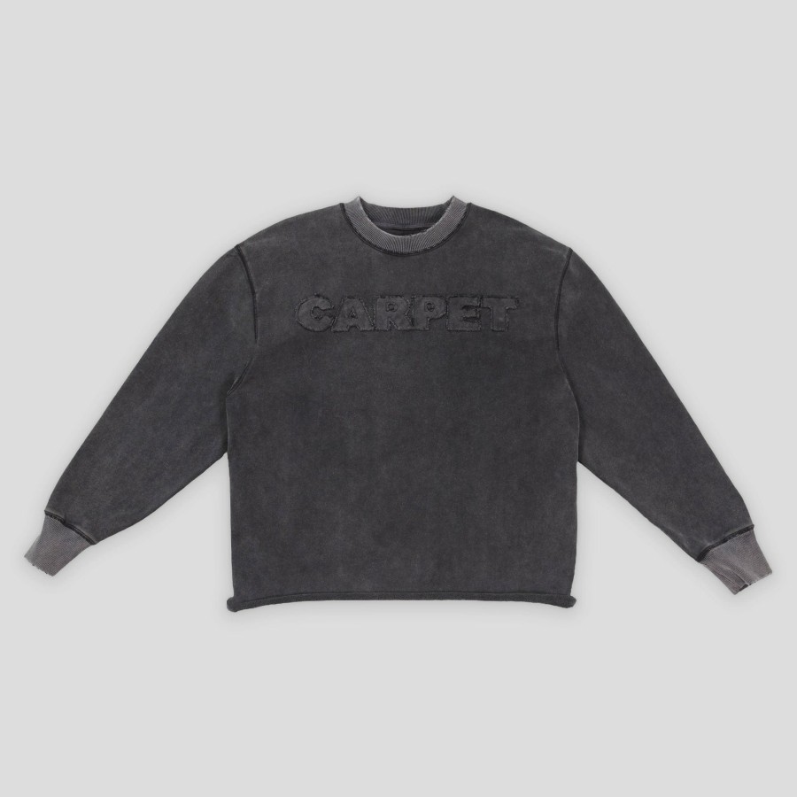 Fleece Carpet Company | Carpet Company Freyed Sweater - Black