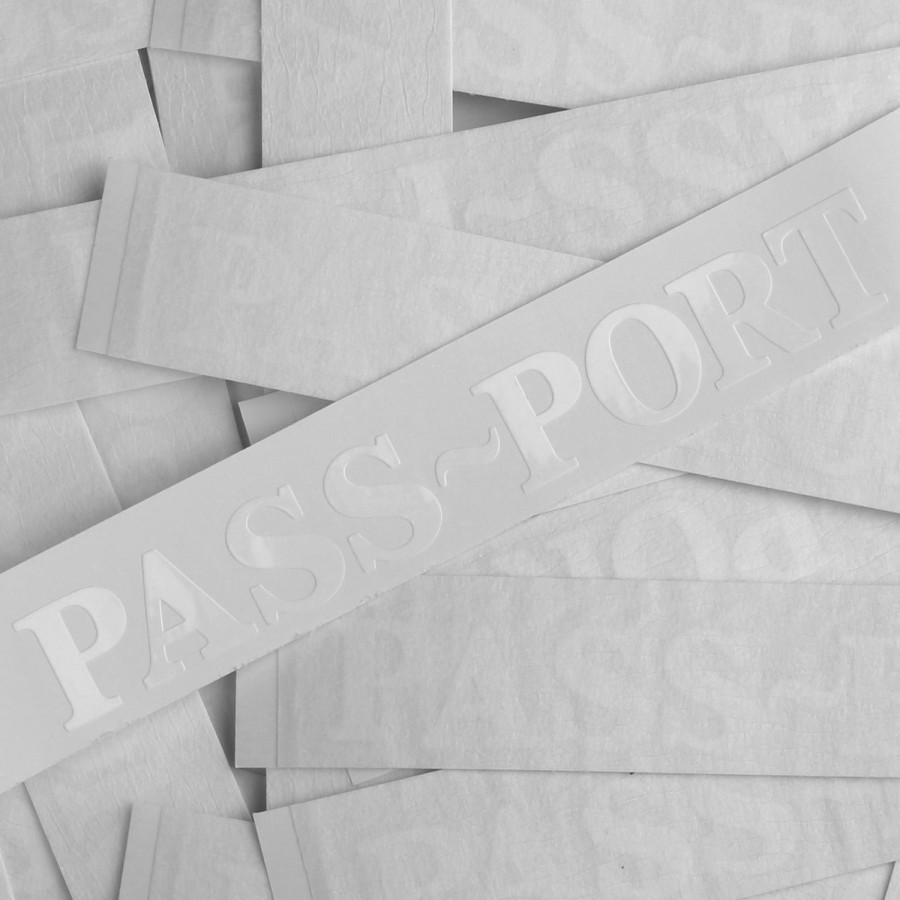 Accessories PASS~PORT | Pass~Port Official Die Cut Sticker White