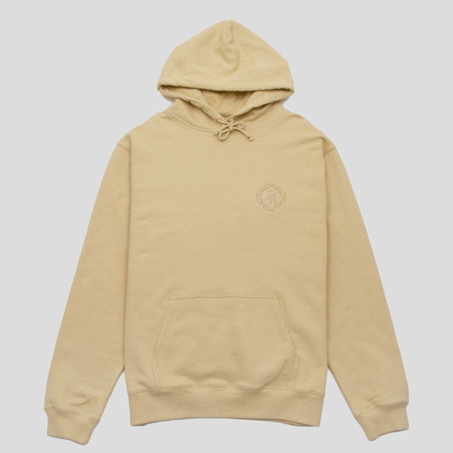 Fleece PASS~PORT | Pass~Port Organic Embroidery Hoodie - Sand