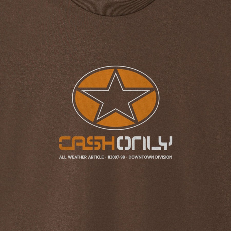 Tees Cash Only | Cash Only All Weather Tee - Brown