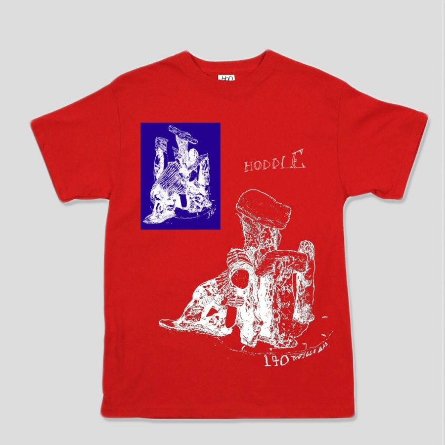 Tees HODDLE | Hoddle "Williams Street" Tee Red