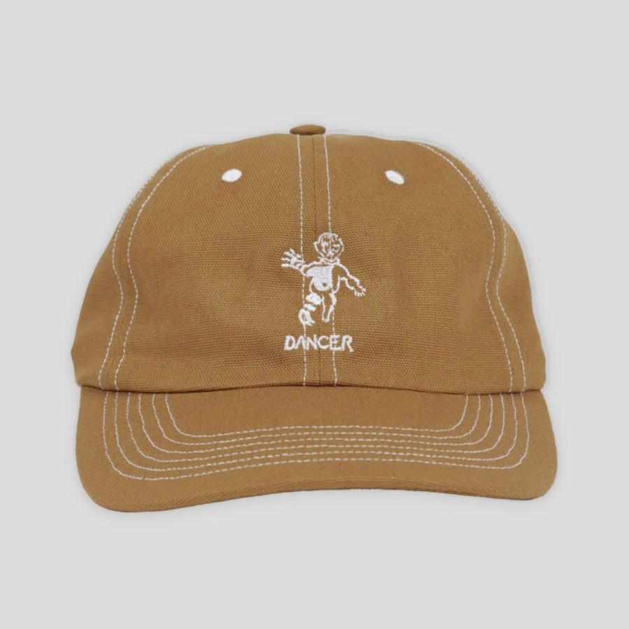 Headwear Dancer | Dancer Og Logo Dad Cap - Camel / White