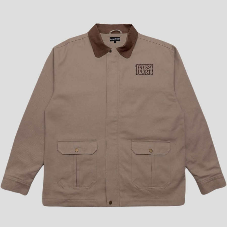 Jackets PASS~PORT | Pass~Port Invasive Logo Yard Jacket - Khaki