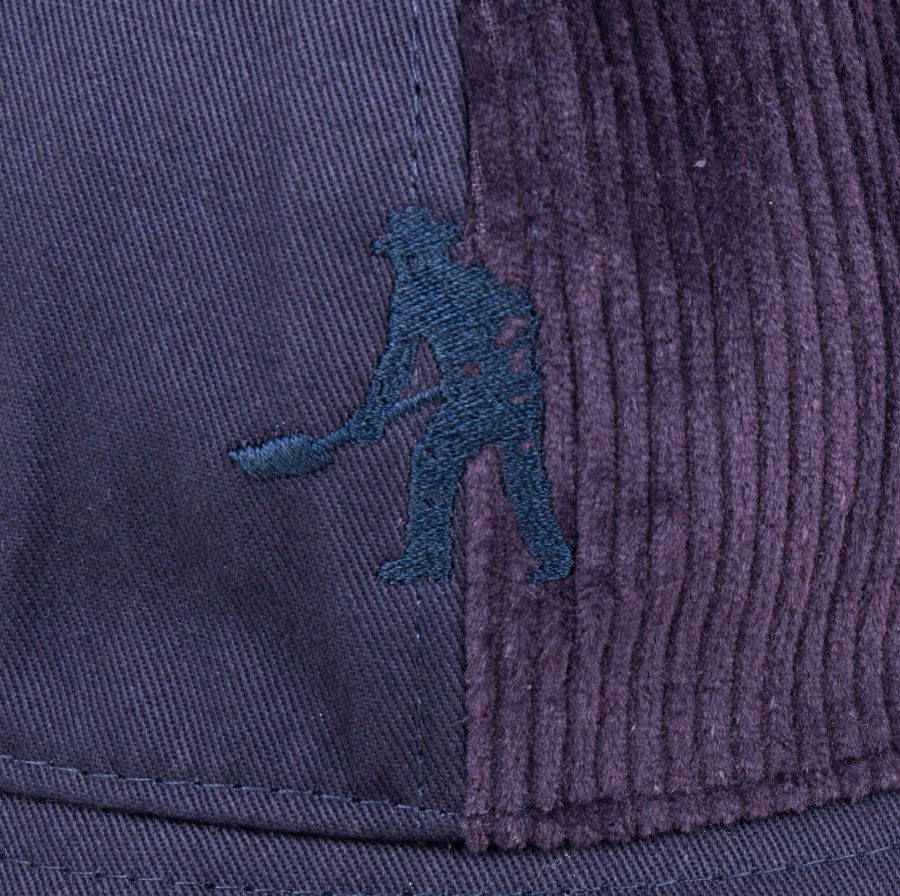 Headwear PASS~PORT | Pass~Port "Cord Patch" Bucket Hat Navy